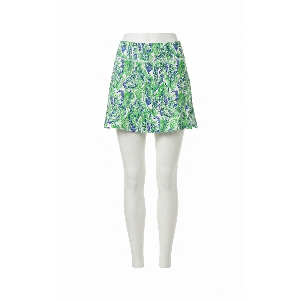 NEW LILLY PULITZER zadora high rise skort in lilly of the valley